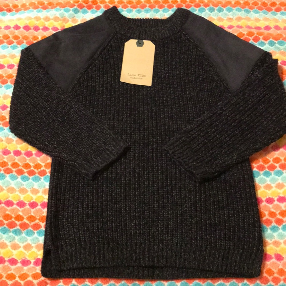 Navy blue boys Zara sweater